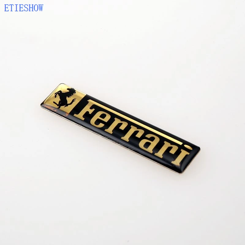 Ferrari aluminum epoxy emblem badge Ferrari aluminum epoxy emblem badge
