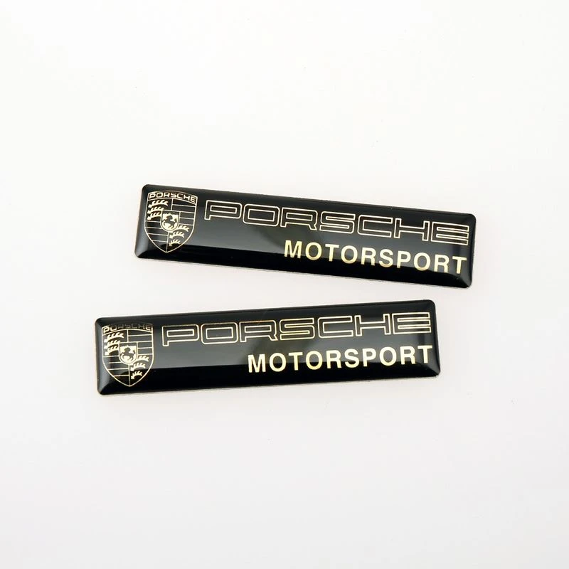 porsche epoxy sticker porsche epoxy sticker