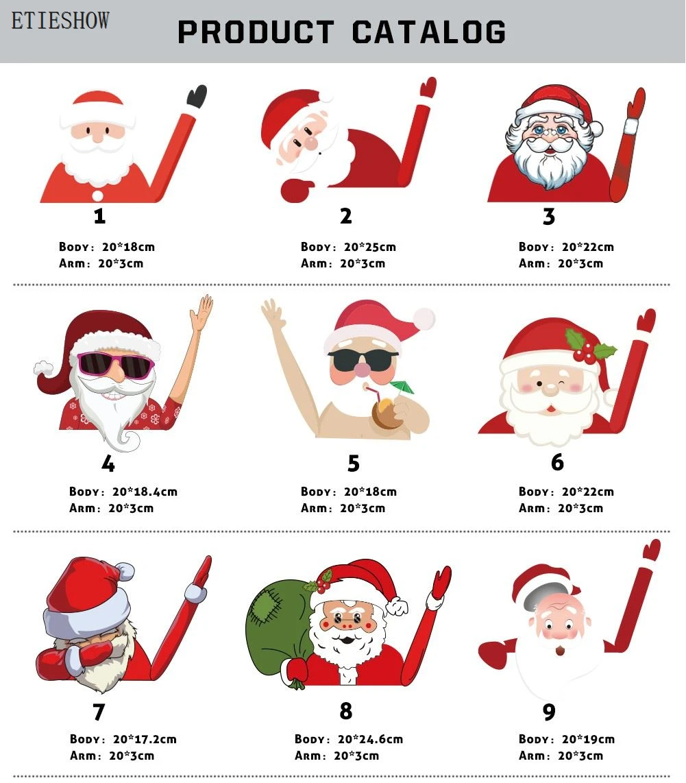 Christmas car decal sticker Christmas car decal sticker