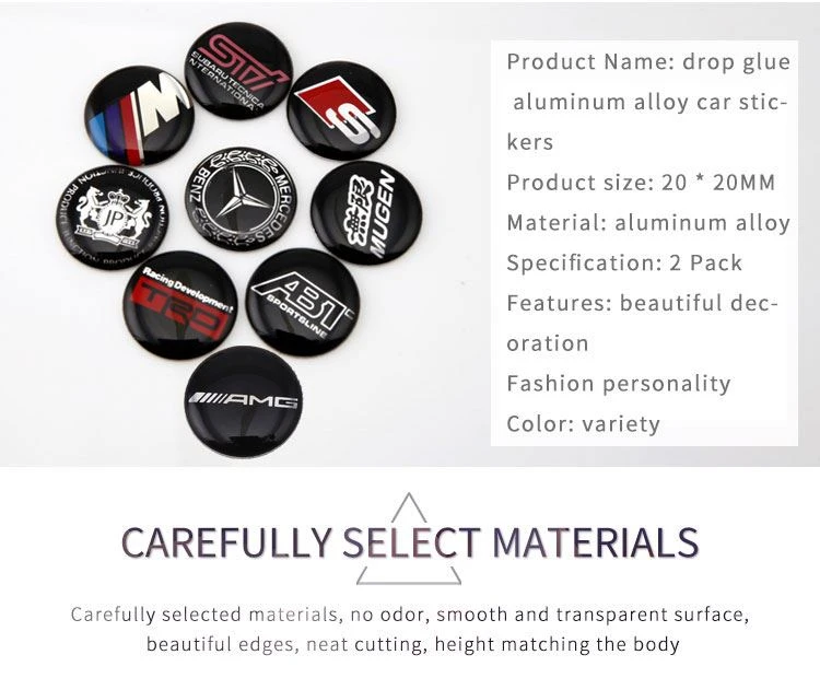 aluminum epoxy metal sticker