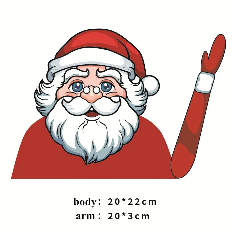 Christmas wiper stickers