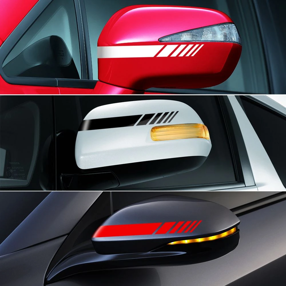 Car-Rearview-Mirror-Side-Decal-Stripe-Vinyl Sticker