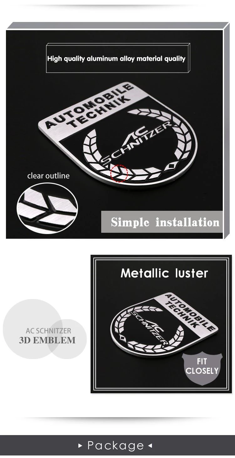 Accessories Adhesive Car Logo Car Styling Badge