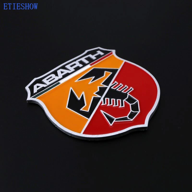 Fiat Abarth Metal Badge Emblem decal