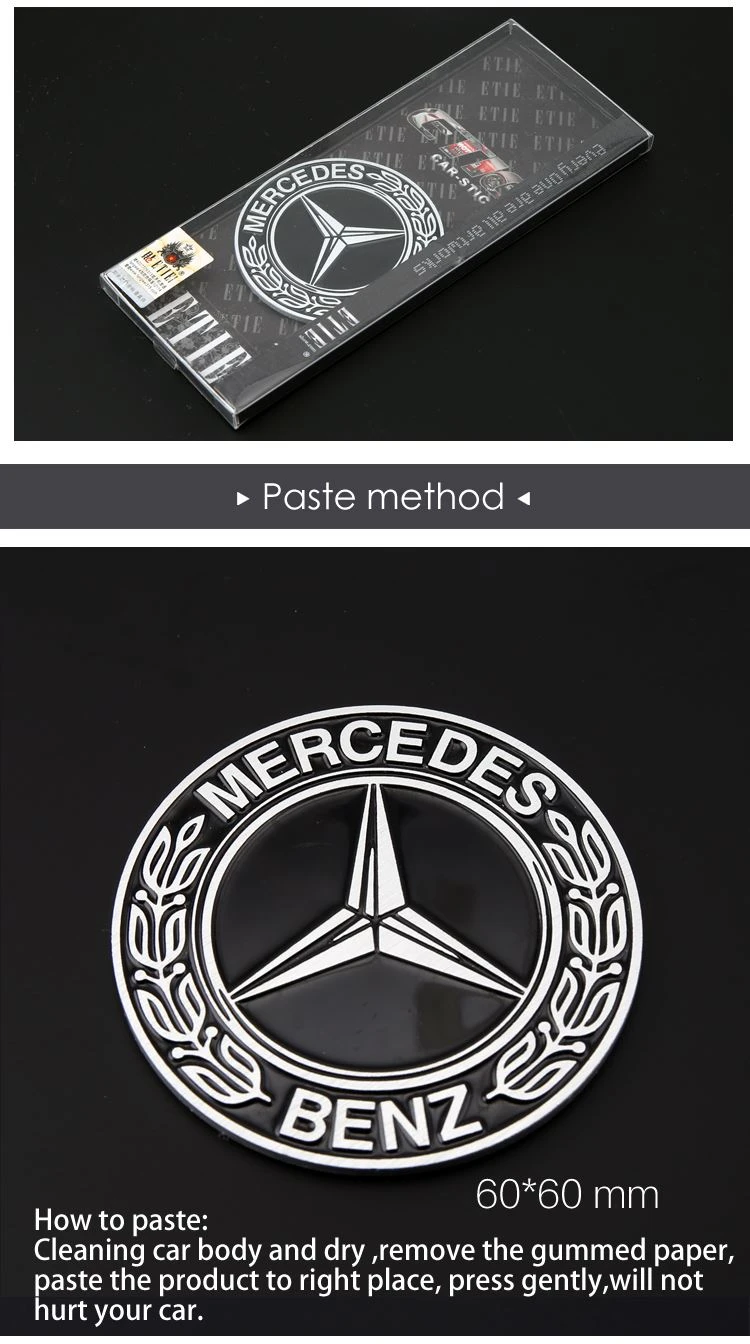 benz auto car emblem badges sticker