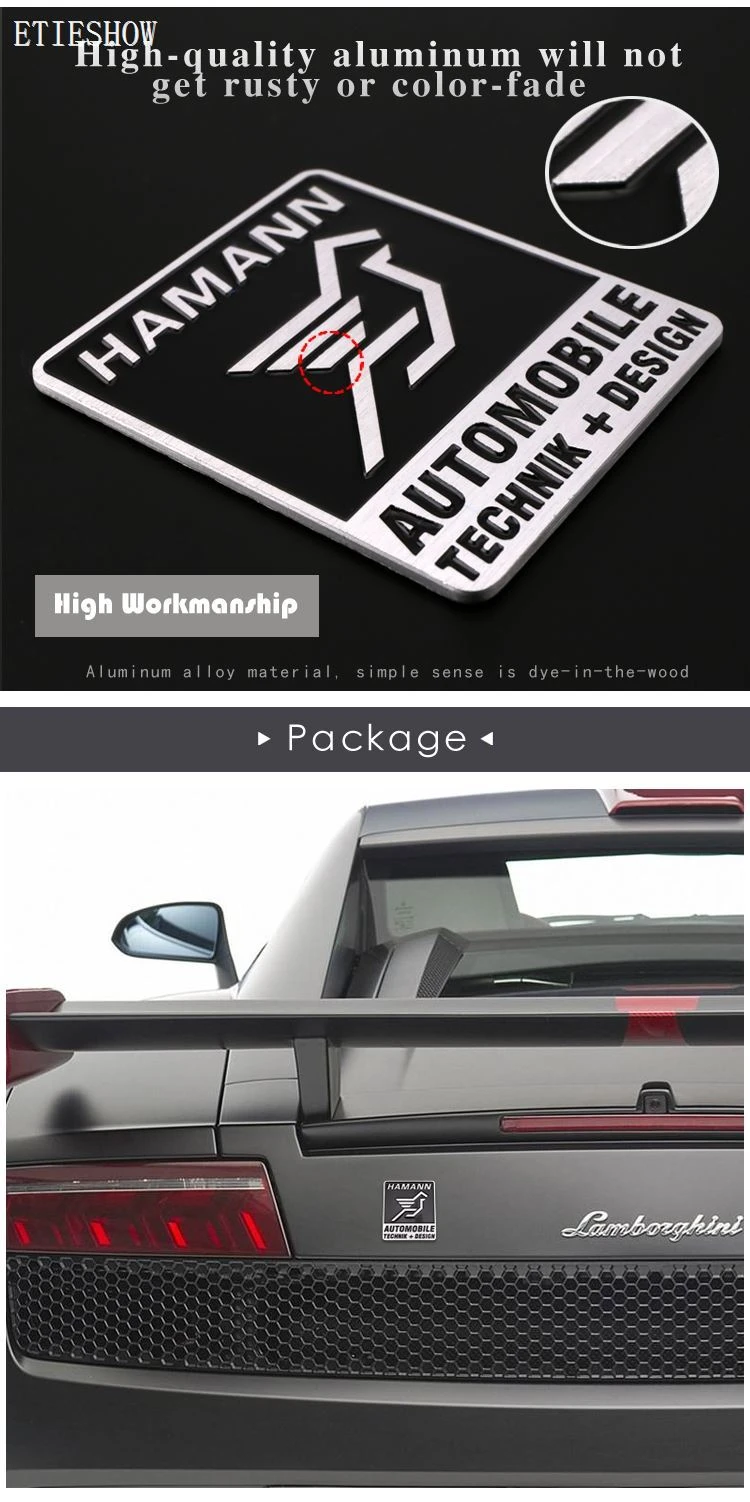 Hamann metal sticker