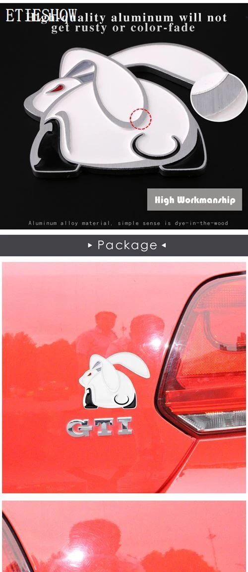 GTI rabbit emblem sticker GTI rabbit emblem sticker