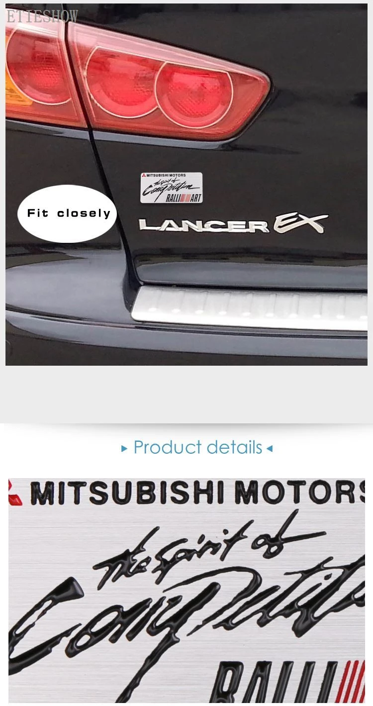 ralliart car emblem sticker
