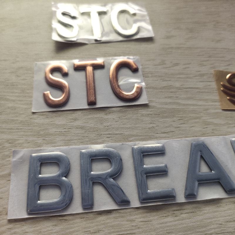 3d chrome letter sticker 3d chrome letter sticker