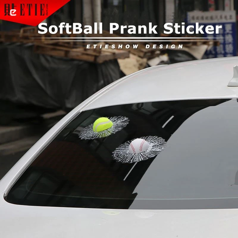 softball prank sticker