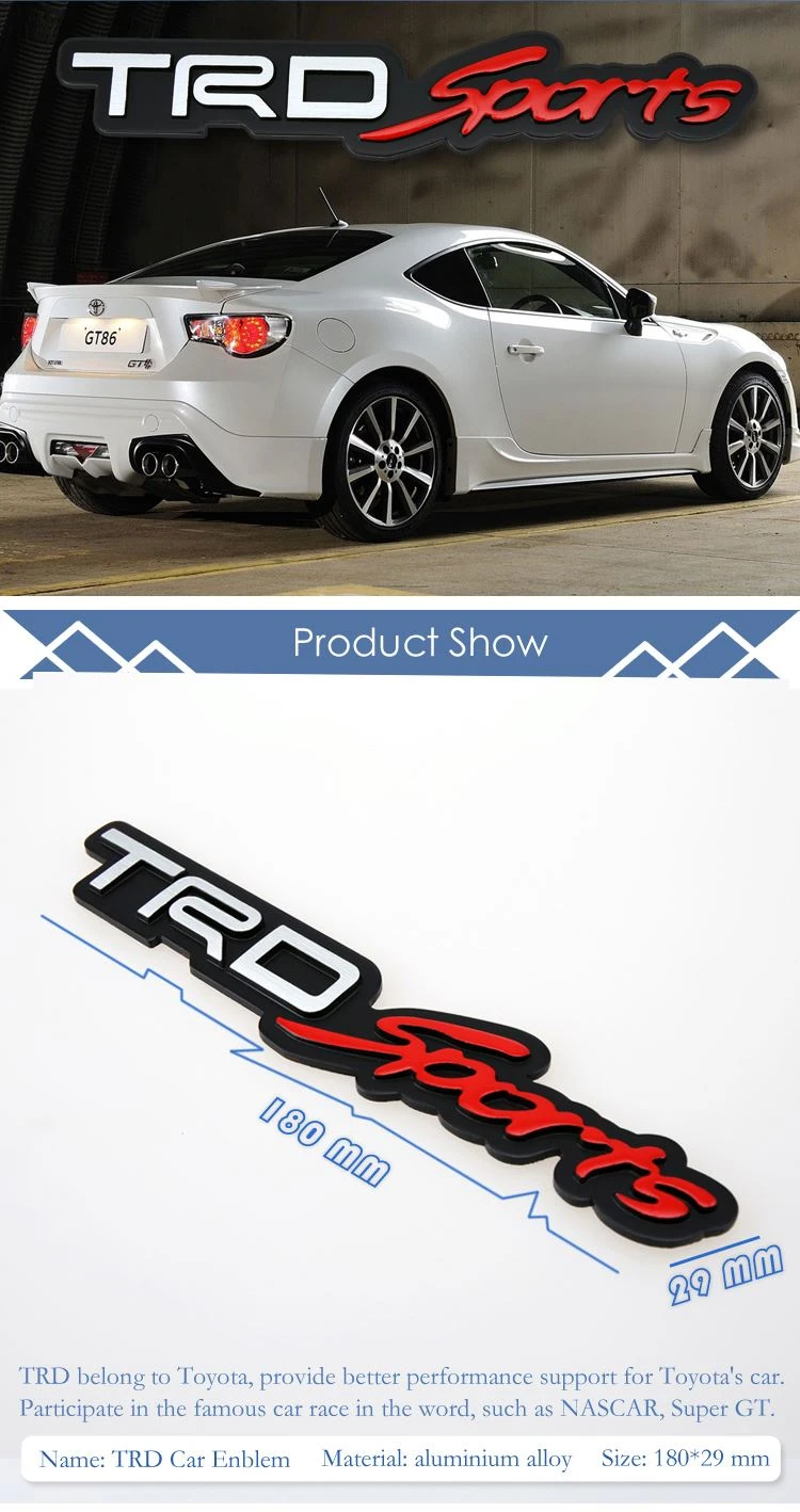 trd sport badge trd sport badge