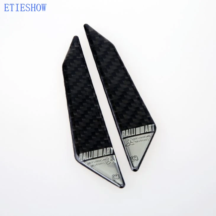Mitsubishi Badge Carbon Fiber