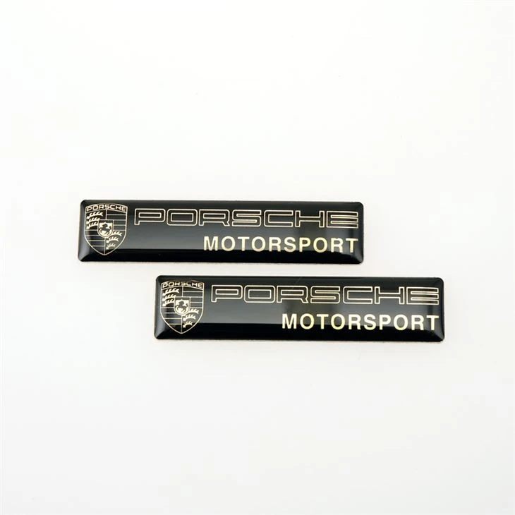 Porsche Epoxy Sticker
