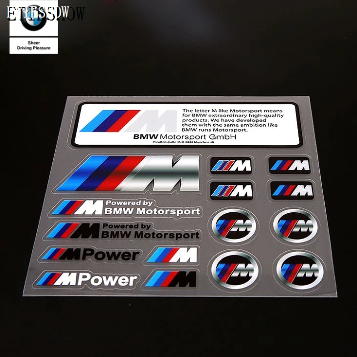 ชุดสติกเกอร์สำหรับ BMW