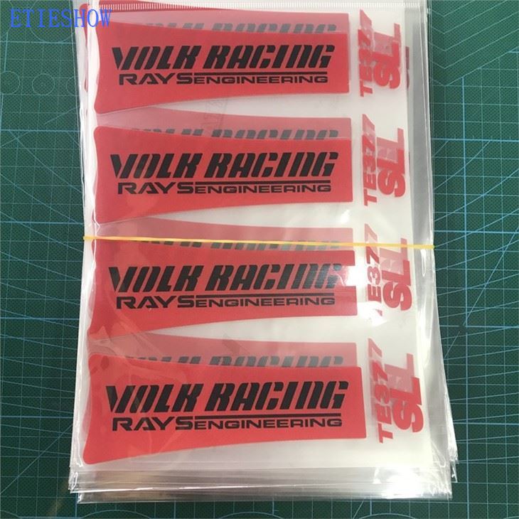 TE37 WHEEL STICKERS