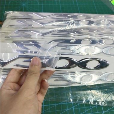 สติ๊กเกอร์ 3D Chrome