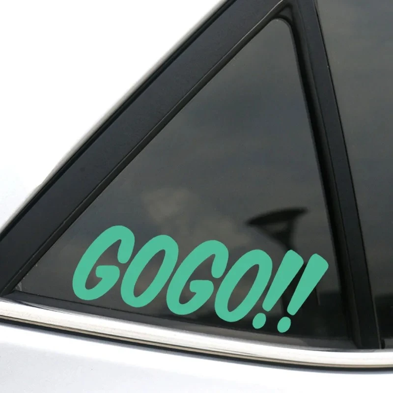 "GOGO" สติกเกอร์สะท้อนแสงตกแต่งภายนอกยานยนต์