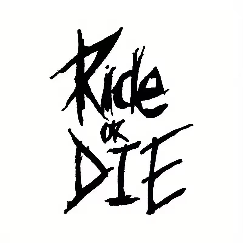 ‌RIDE OR DIE VINYL STICKER