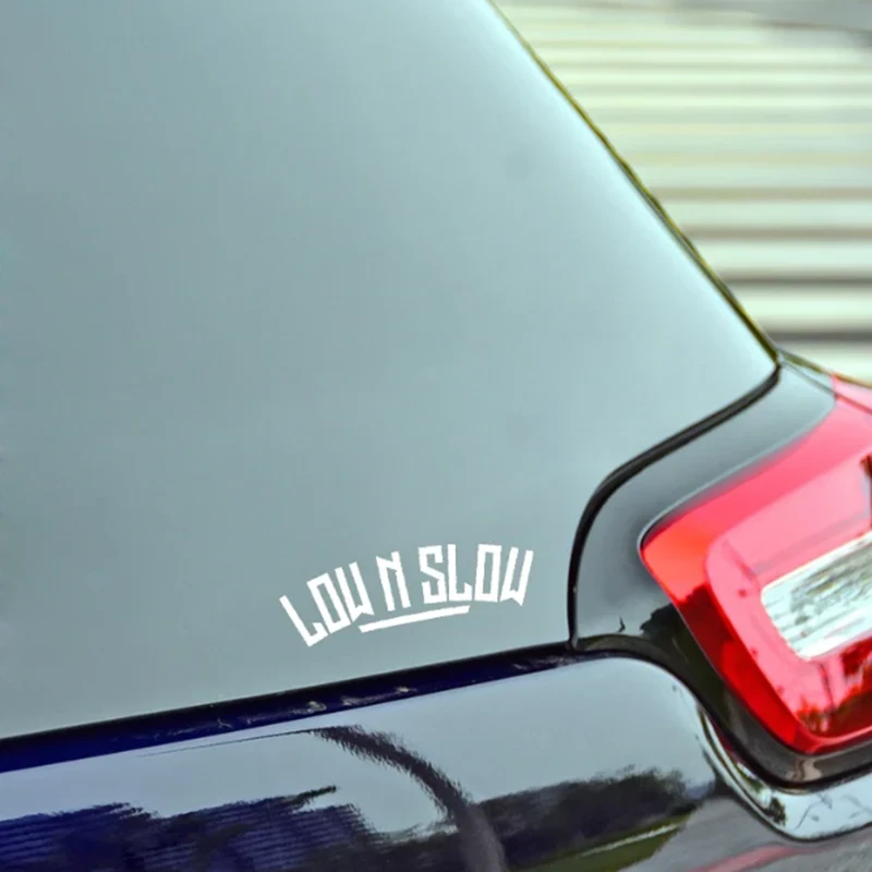 สติกเกอร์ติดหน้าต่างรถ Low Slow N' Loud