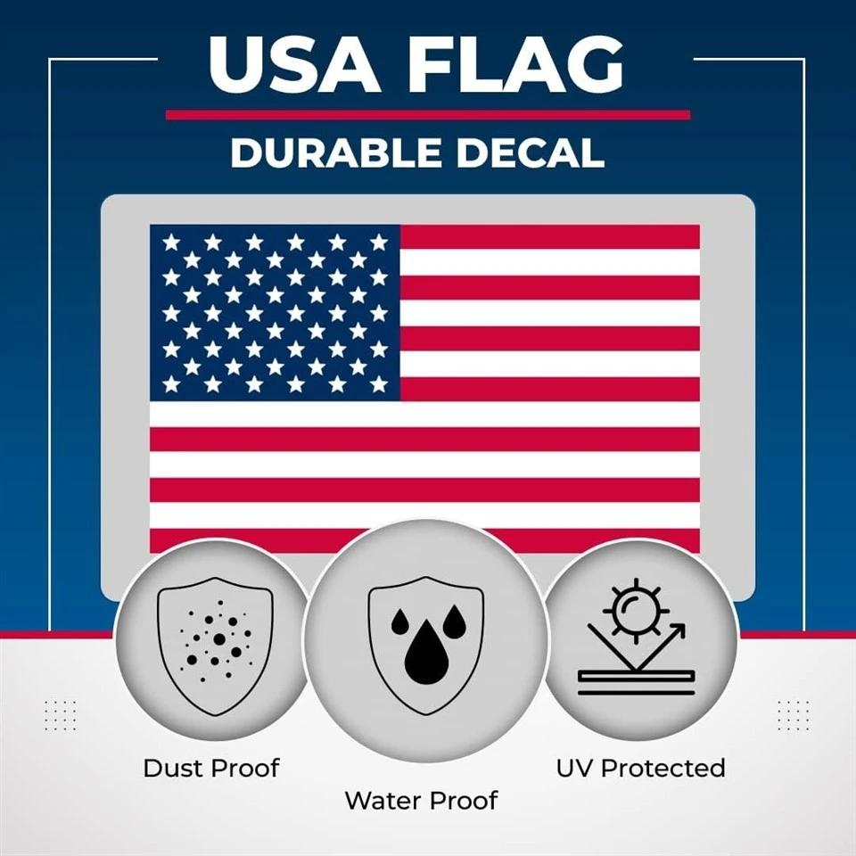 American Flag Stickers