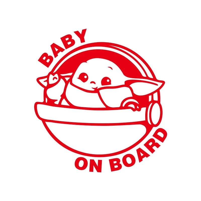 Car Bumper Sticker Baby On Board Waterproof