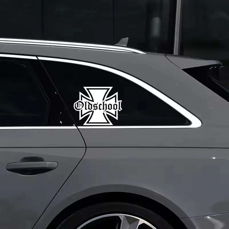 Old School ข้อความบุคลิกภาพไวนิล Decal