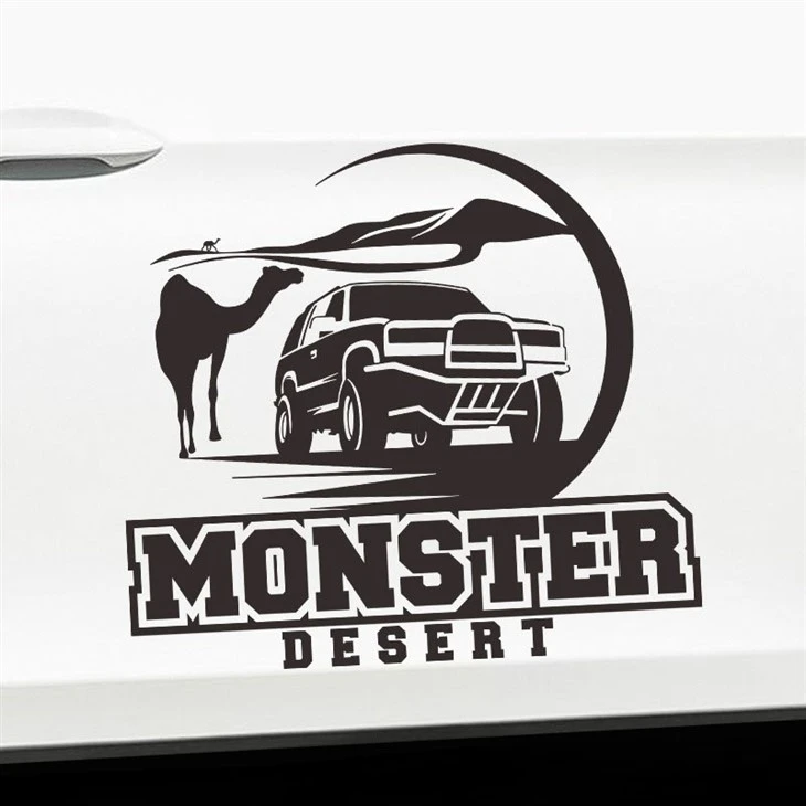 สติ๊กเกอร์ติดรถ Desert Cross Style