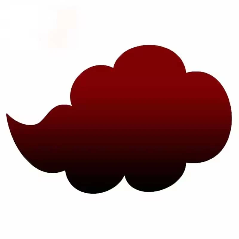 ET11380# Ninja Akatsuki Sign Vinyl Car Sticker