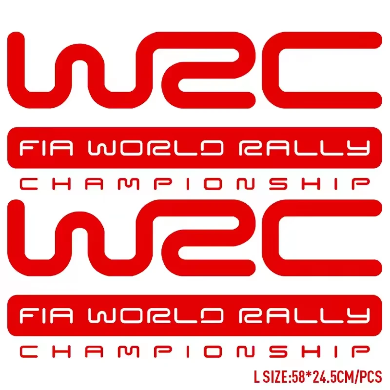 FIA WORLD RALLY DECAL STICKER