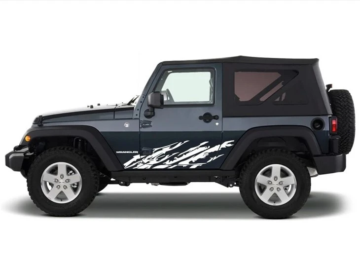 สติ๊กเกอร์ข้างรถ Jeep ทั้งสำหรับ Sport SUV