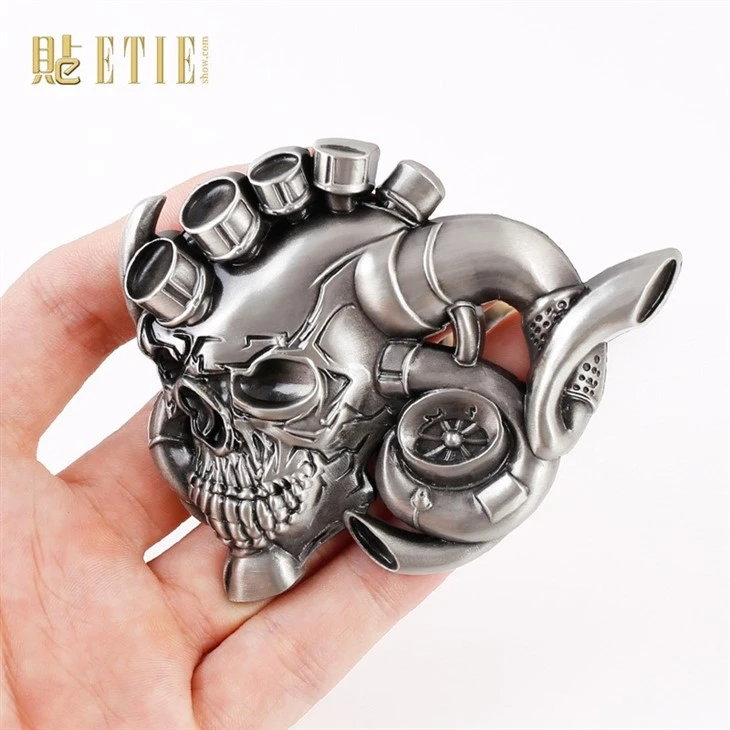 Turbo Skeleton ABS Emblem Golden Silver