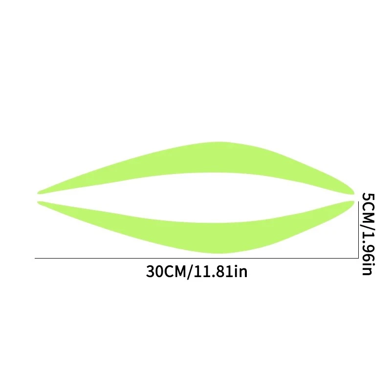 1Pair Car Glow Stickers Waterproof Auto Headlight suppliers