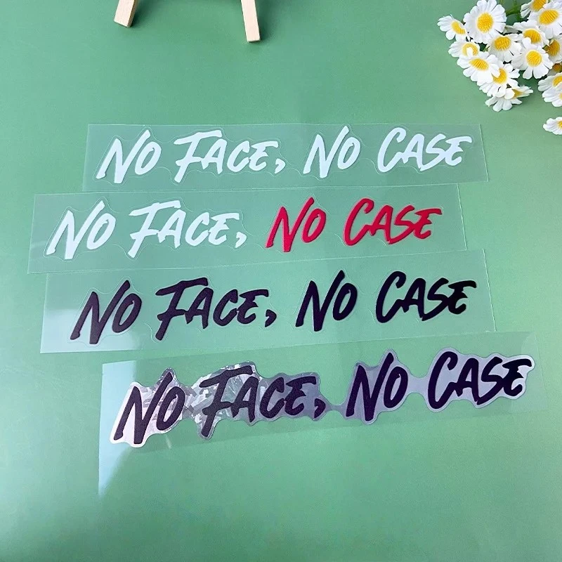 1PC NO FACE NO CASE Motorcycle Helmet Sticker best