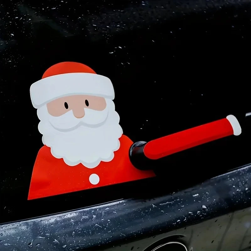 1pcs Santa Car Rear Window Sticker For Glass factory