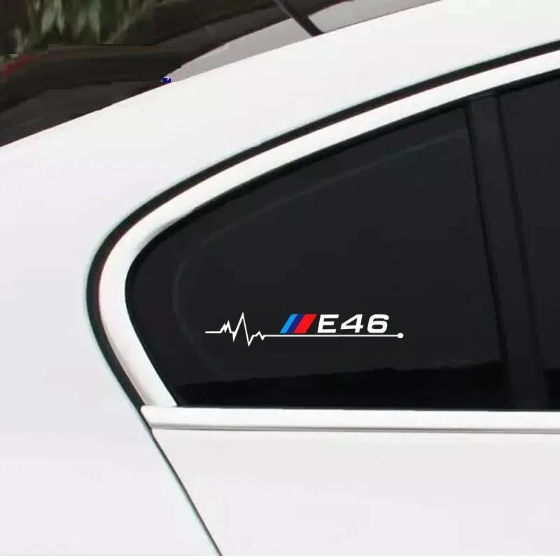 สติกเกอร์ Windows Windows 2PCS สำหรับ BMW