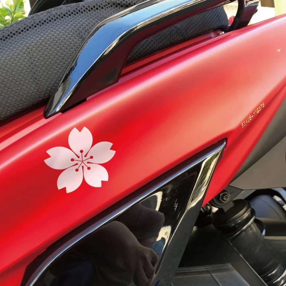 2PCS JDM Sakura Motorcycle สติ๊กเกอร์