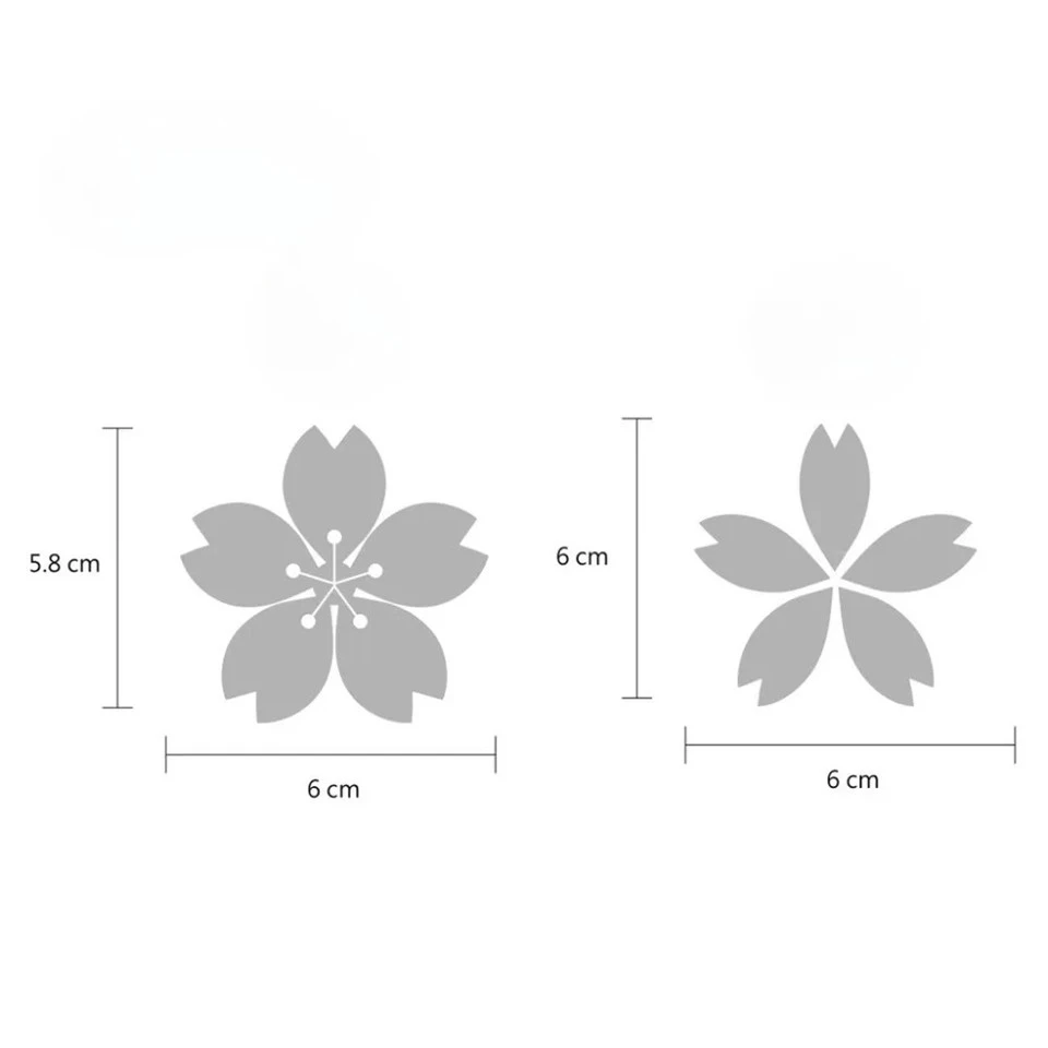 2PCS JDM Sakura Motorcycle Stickers best