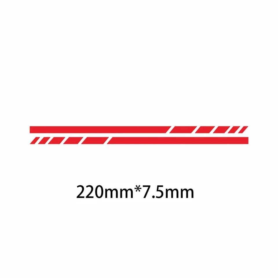 2pcs Sports Strip Motorcycle Stickers For Fuel Tank best