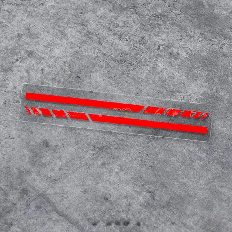 2pcs Sports Strip Motorcycle Stickers Fuel Tank Helmet Decor Waterproof Car Rearview Mirror Vinyl Decals Vehicle Accessories high quality