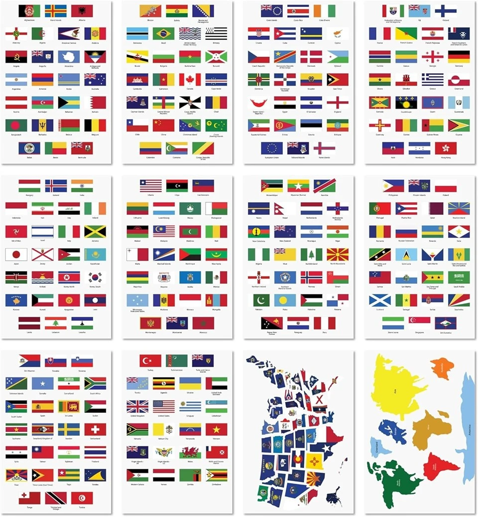 Students National Flag Decal