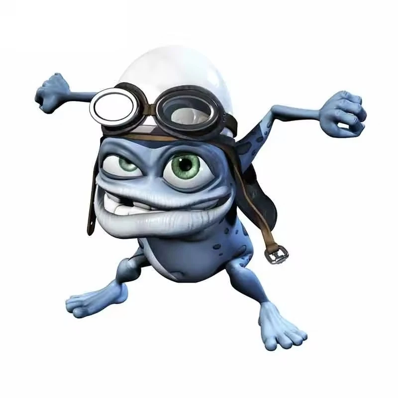 Crazy Frog Cartoon Decorative Decals