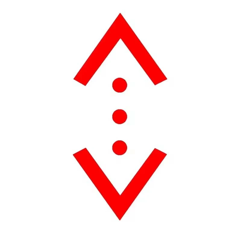 ET11368# สติกเกอร์สติกเกอร์ Arrow DOT CAR Sticker