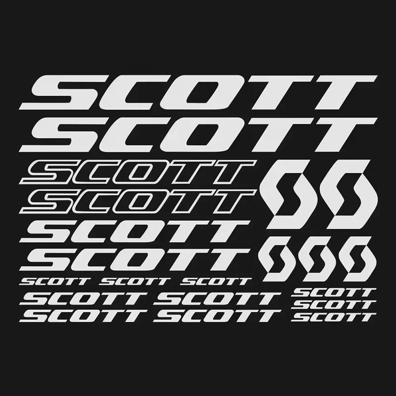 Stickers Sheet For Scott Bike Frame