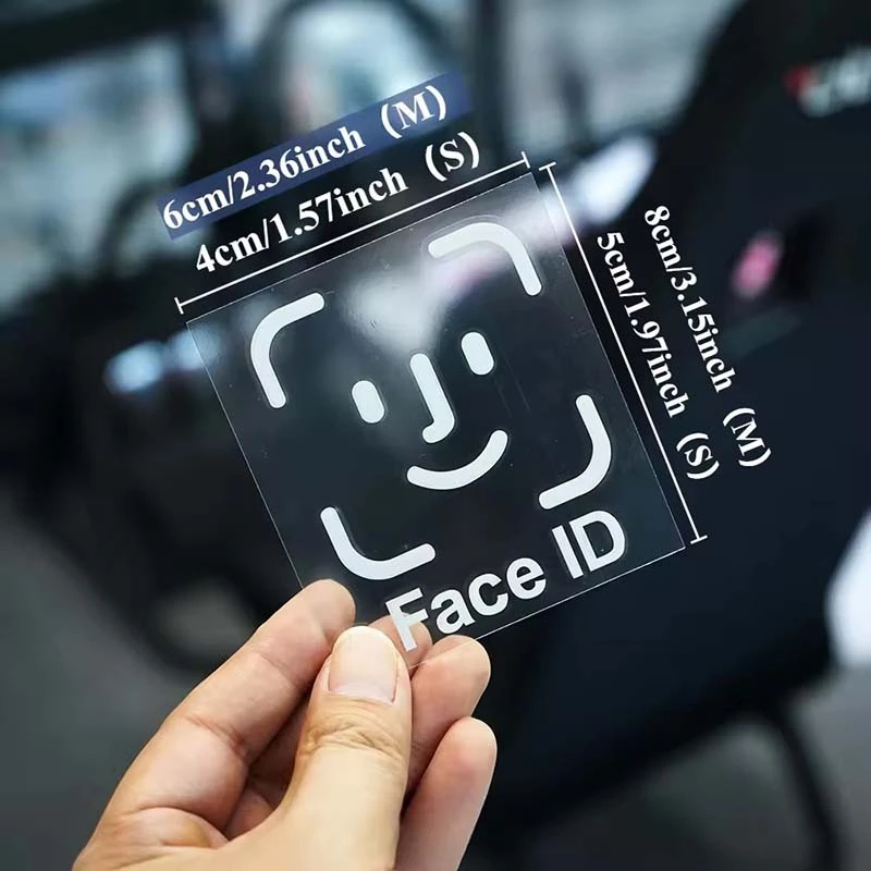 Face ID Car Stickers For Auto Body