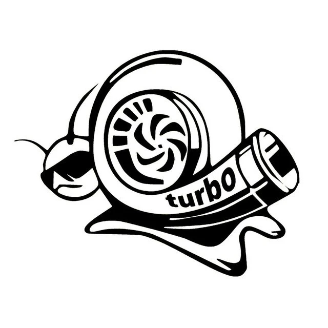 Snail Turbo Decal Sticker For Cars