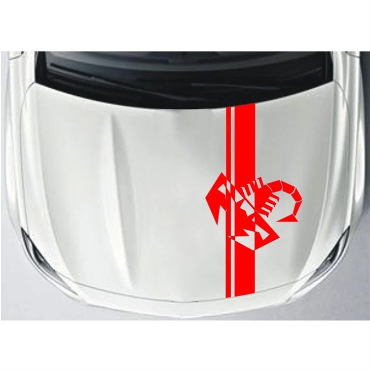 สติ๊กเกอร์โลโก้ฝากระโปรงหน้า Abarth 500