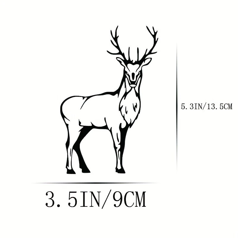 ไวนิล Decal กวางล่าสัตว์รถสติกเกอร์