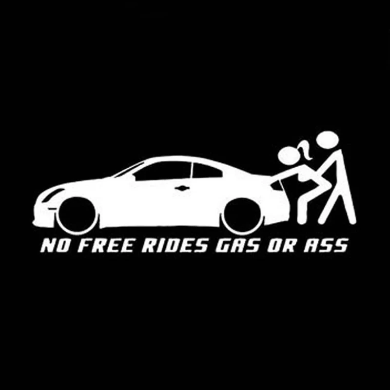 Ass หรือ Gas Jdm รถสติกเกอร์หน้าต่าง