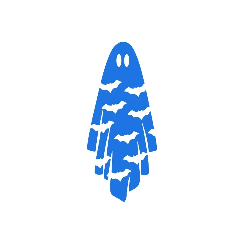 Car Window Decal Sticker Ghost Pattern