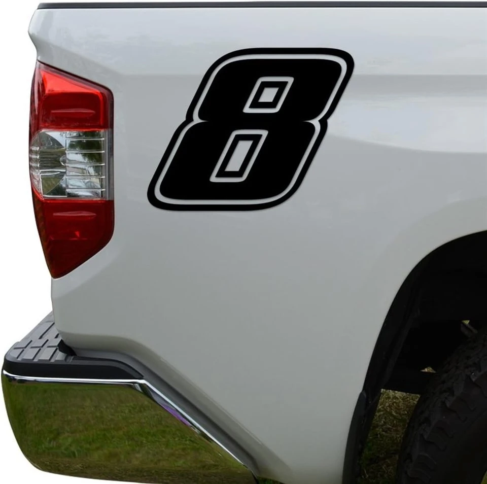 Car Sports Number Decal